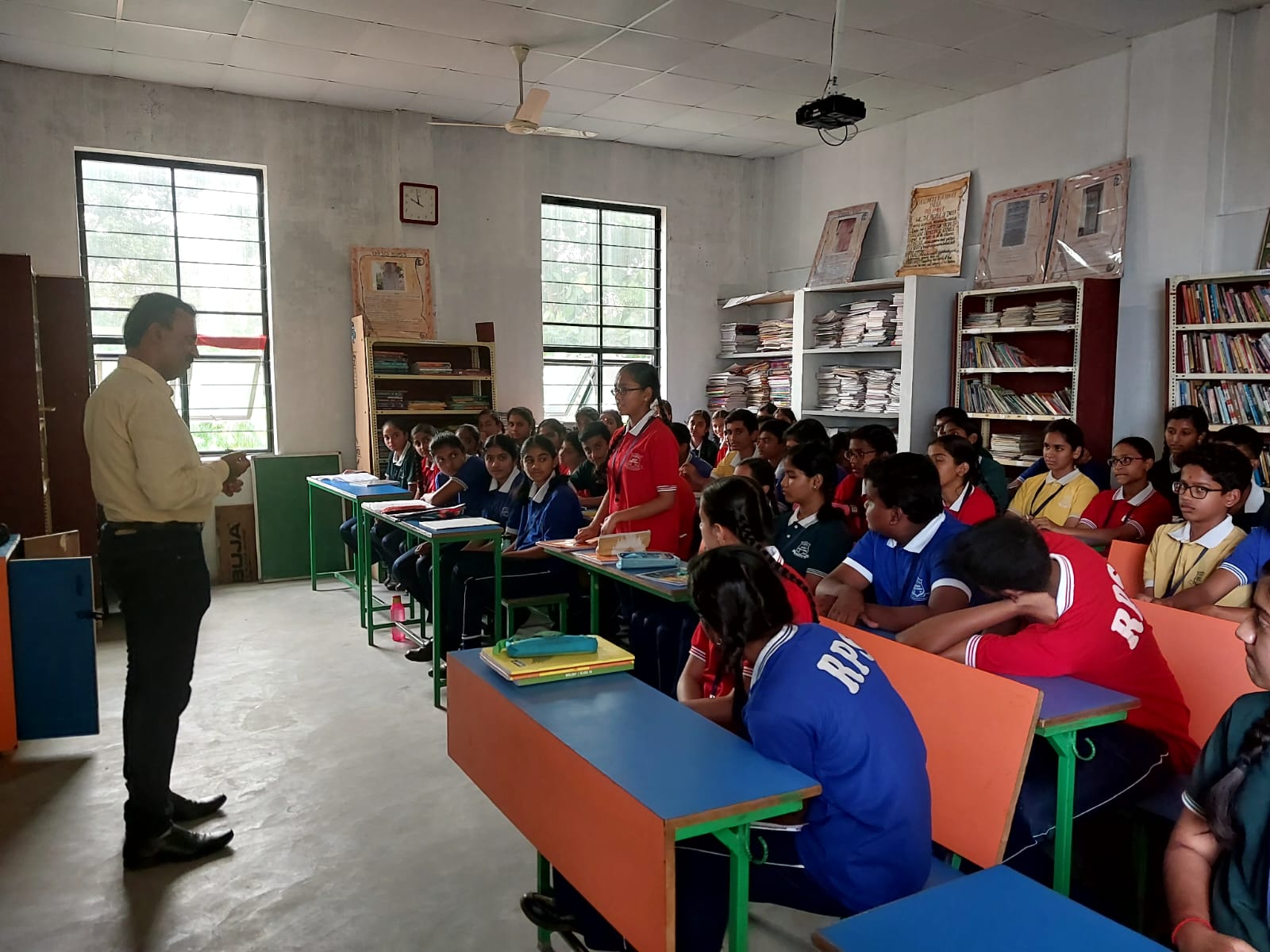 Motivational session by Mr.Sreedhar.M  for IX & X std.